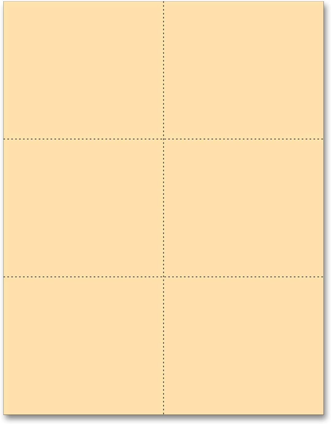 Laser Printer Blank Perforated Cards for Easy Printing