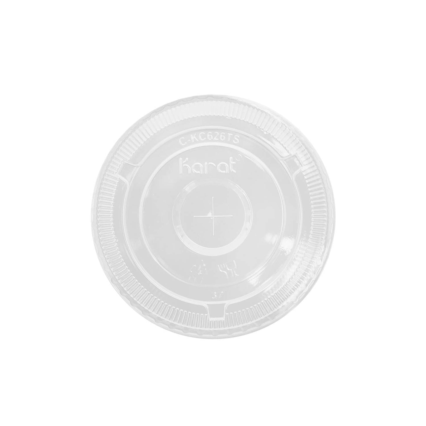 Karat C-KC626TS Flat Lids for Cold Cups - Perfect Fit 98mm