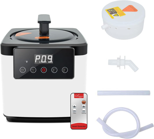 Portable 1000W Sauna Steamer - Detox & Relax with Remote Control