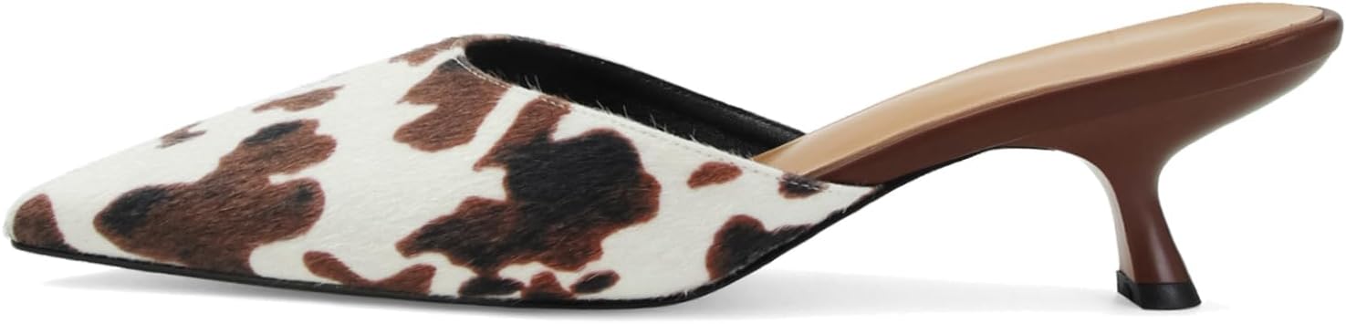 Mesh Kitten Heels Mules for Women - Stylish Comfort Pumps