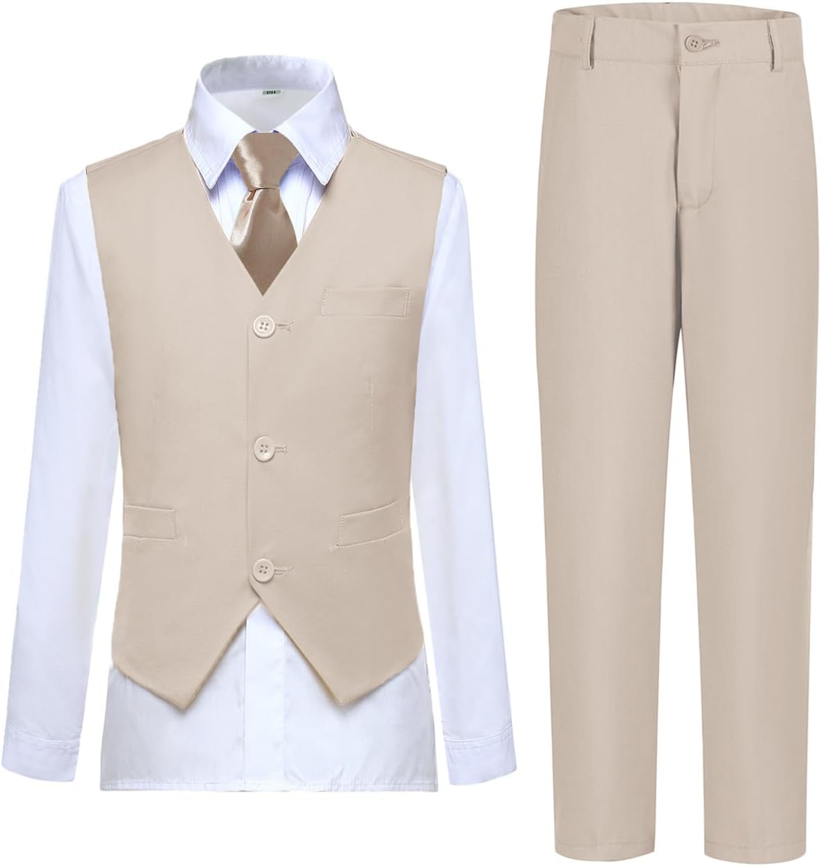 Boys Vest Set Formal Dress Suits for Weddings and Events