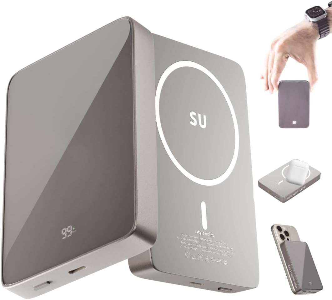 20W Fast Charge MagSafe Power Bank - Lightweight & Portable
