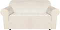 Stretch Velvet Loveseat Cover (58-72 in) - Plush Fit & Protection