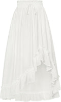 Scarlet Darkness Renaissance Midi Skirt Asymmetrical