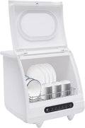 1200W Mini Countertop Dishwasher for 2-6 Sets Dishes - Portable Rapid