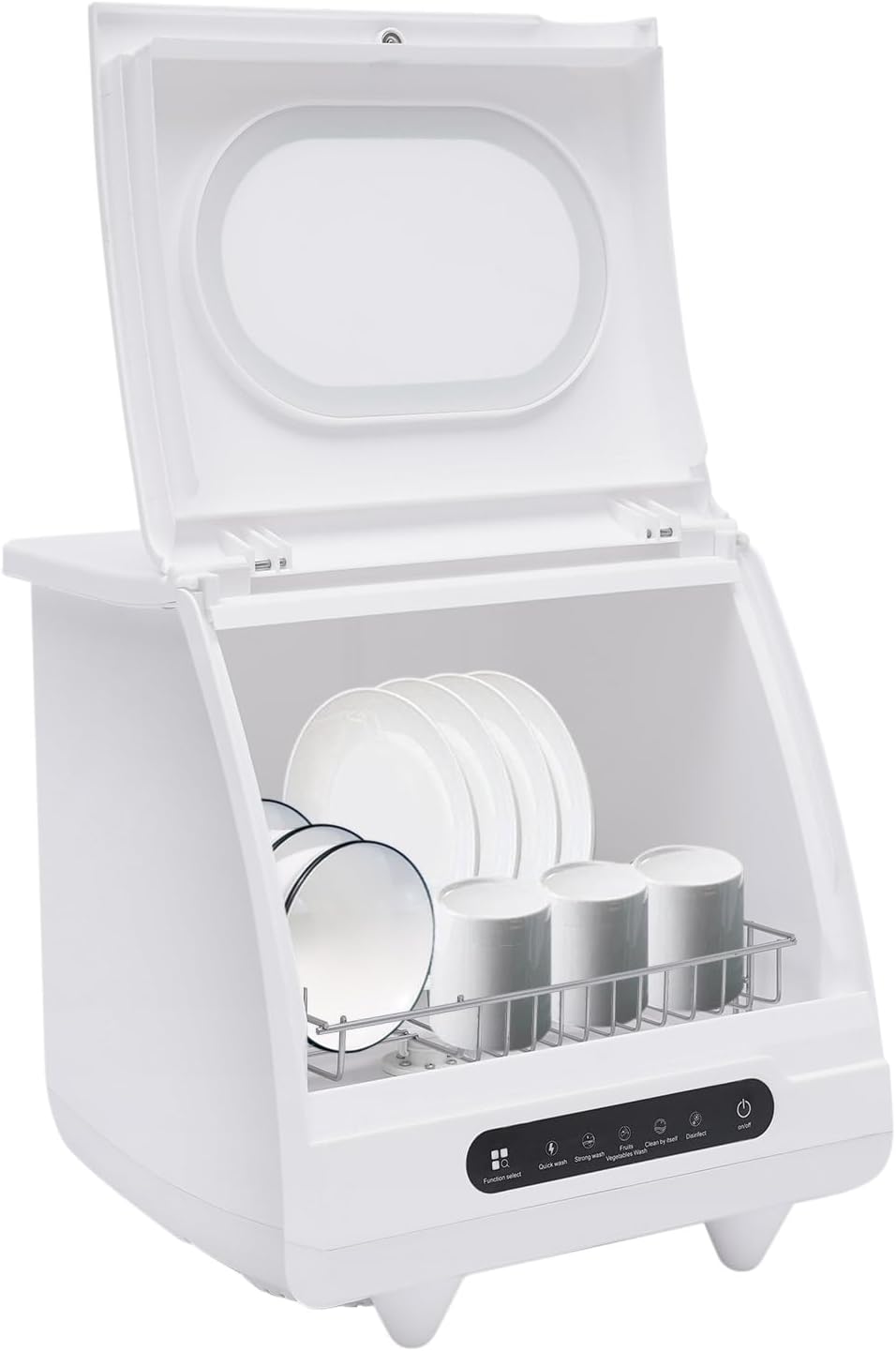 1200W Mini Countertop Dishwasher for Compact Living Spaces