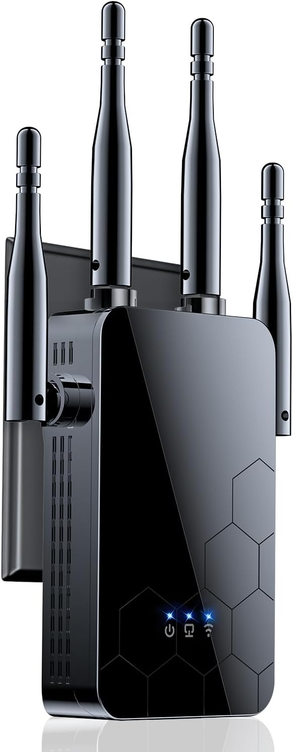 2025 WiFi Extender Internet Booster for 10000 Sq.ft Coverage