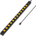 Long Power Strip 12-Outlet Heavy Duty Surge Protector - Garage & Shop