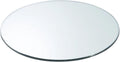 36 in Round Tempered Glass Table Top 1/4 in Thick - Clear, Scratch