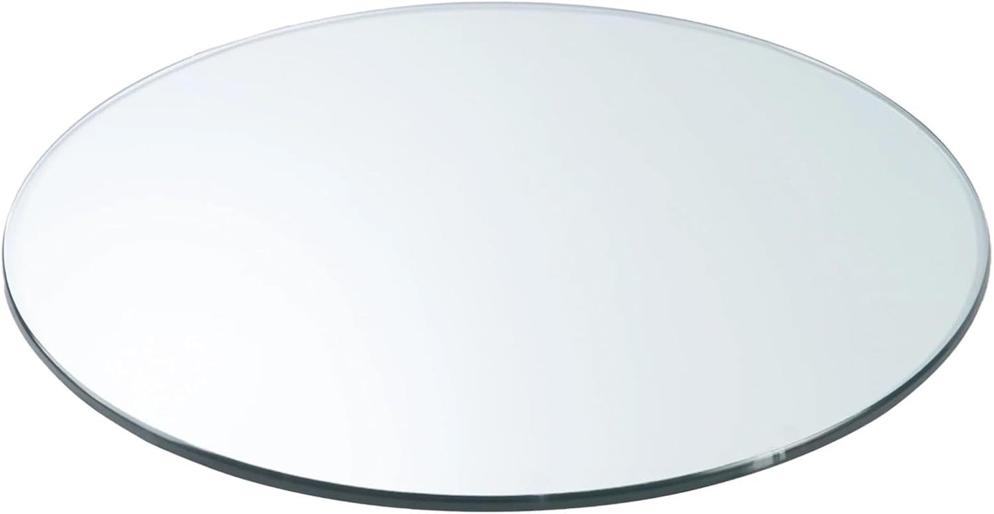 36 inch Round Tempered Glass Table Top - Clear & Scratch Resistant