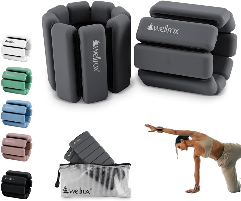 Weighted Bangles Adjustable Ankle and Wrist Weights for Fitness