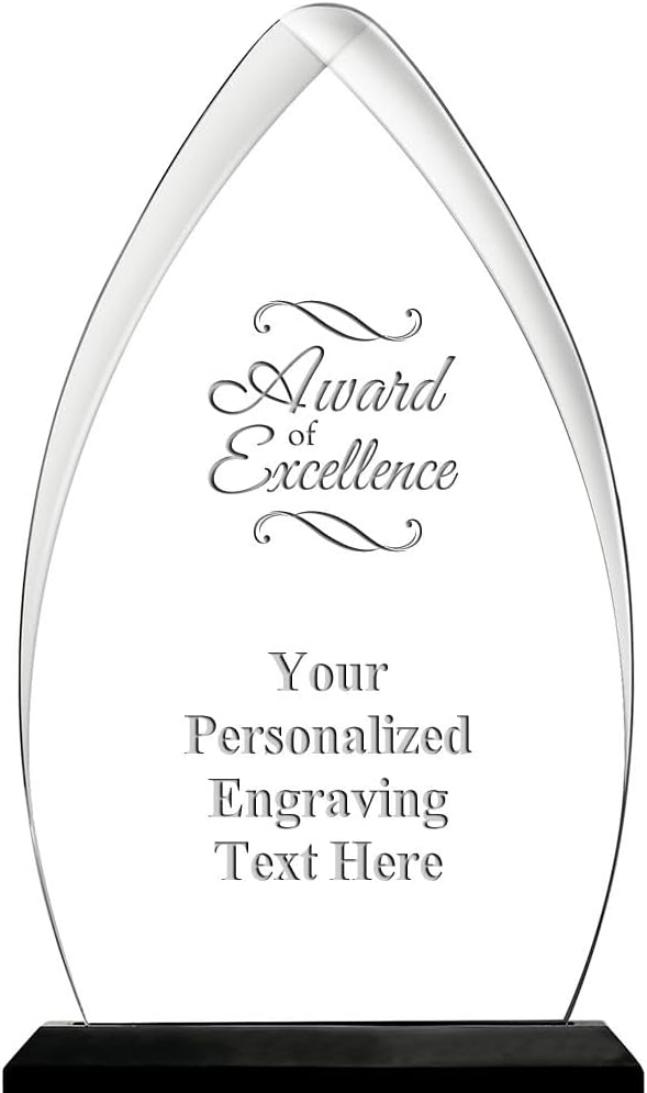 Customizable Gateway Skyline Acrylic Trophy Award for Excellence