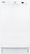 18 Wide Built-In Dishwasher - Compact 8-Place Clean