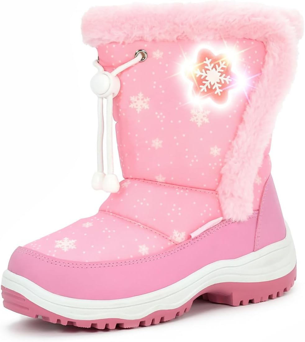 Light Up Boots for Kids - Winter Snow Boots with Style