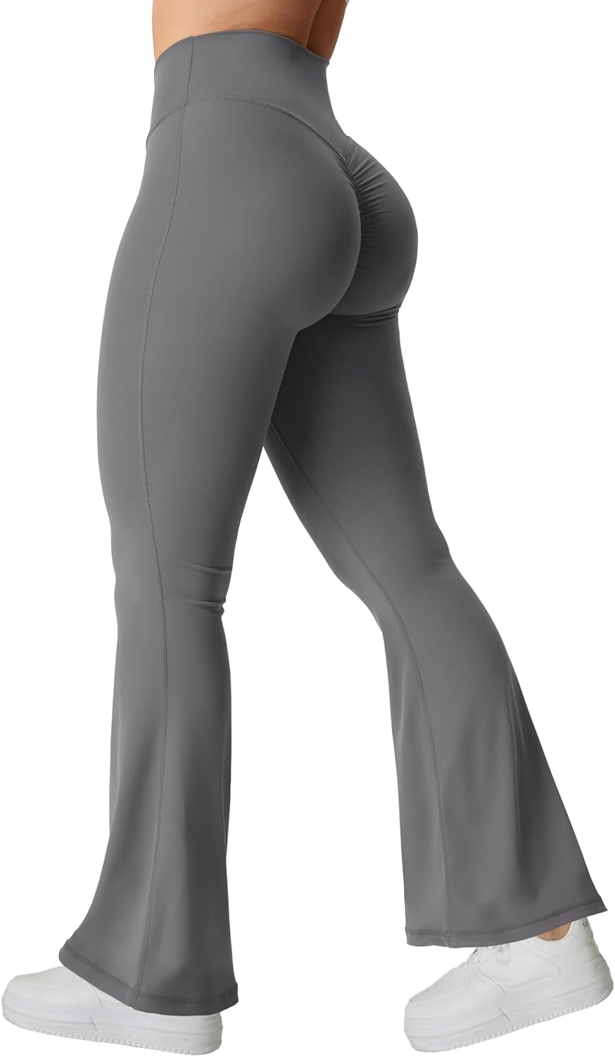 Kalie Flare Scrunch Leggings for Women - Bootcut Yoga Pants