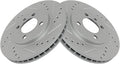 TRQ Front Performance Brake Rotors Set for BMW 318i & 325 Series