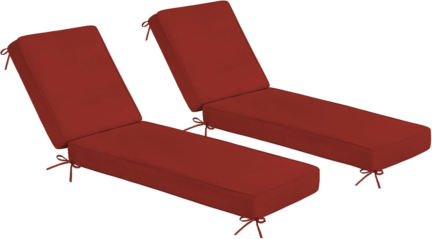 Sundale Outdoor Olefin Chaise Lounge Cushion Set for Comfort