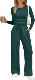LILLUSORY 2 Piece Lounge Set for Women - Travel Ready Comfort
