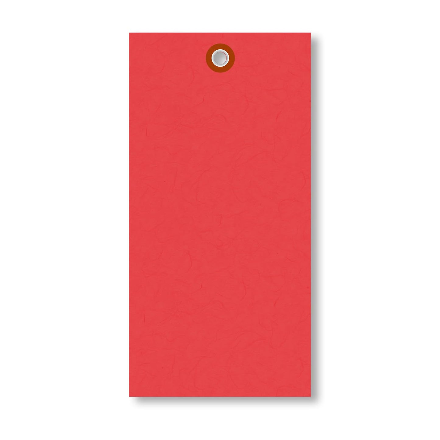Durable Red Blank Tyvek Shipping Tags with Metal Eyelets Pack