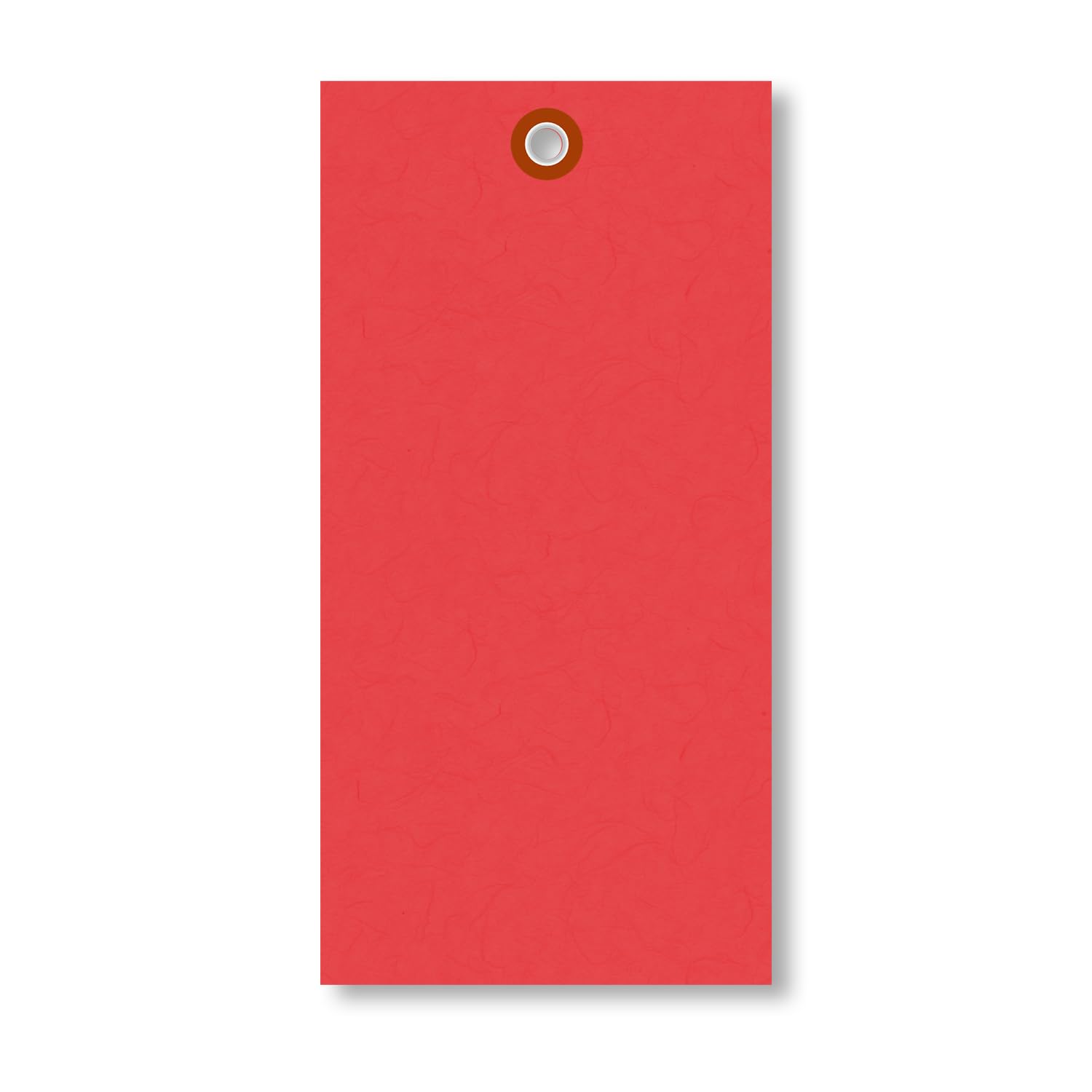 Durable Red Blank Tyvek Shipping Tags with Metal Eyelets Pack