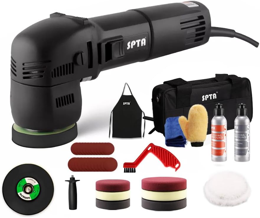 SPTA Mini Orbital Polisher - 3 Inch Variable Speed Dual Action