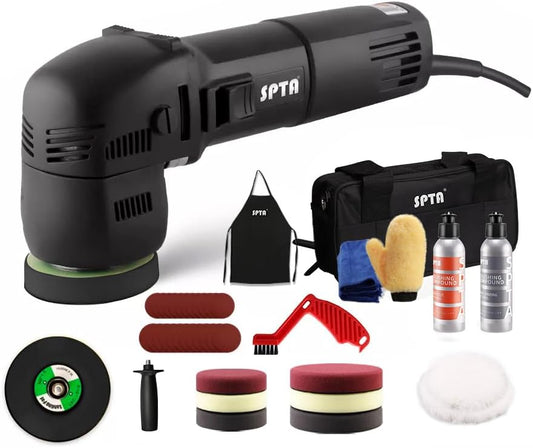 SPTA Mini Orbital Polisher - 3 Inch Variable Speed Dual Action