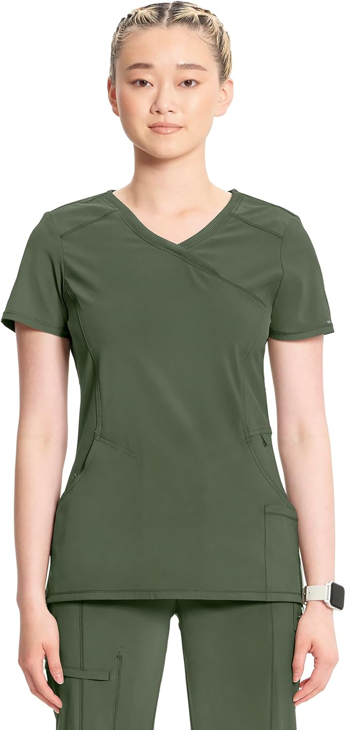 Infinity by Cherokee Women Nurse Scrubs Top Mock Wrap - 2625A Review