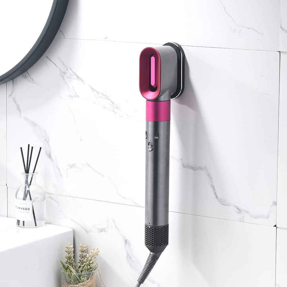Metal Wall Mount Holder for Dyson Airwrap Styler - Organize Styling Tools with Style!