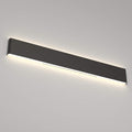 LED Modern Bathroom Vanity Light 43.3in Up and Down - Slim Matte Black