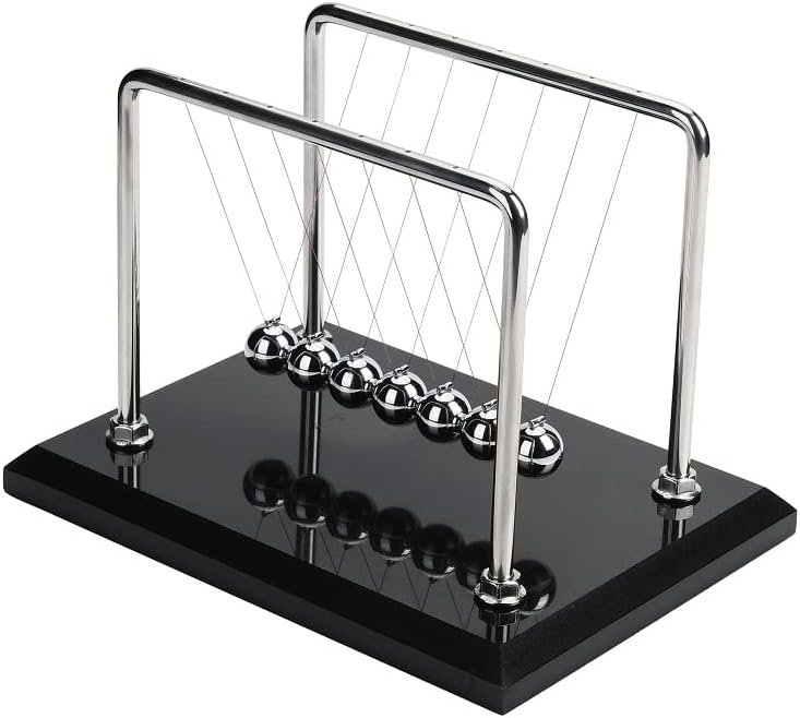 CERROPI Newton Cradle Balance Balls - Classic Desk Toy for All