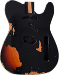 Relic TL Style Nitro Top Alder Guitar Body - DIY Replacement