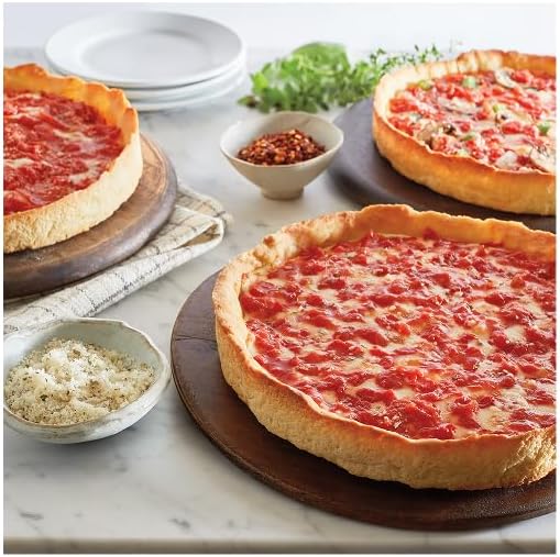 Lou Malnatis Chicago Deep Dish Pizza 4-Pack for Pizza Lovers