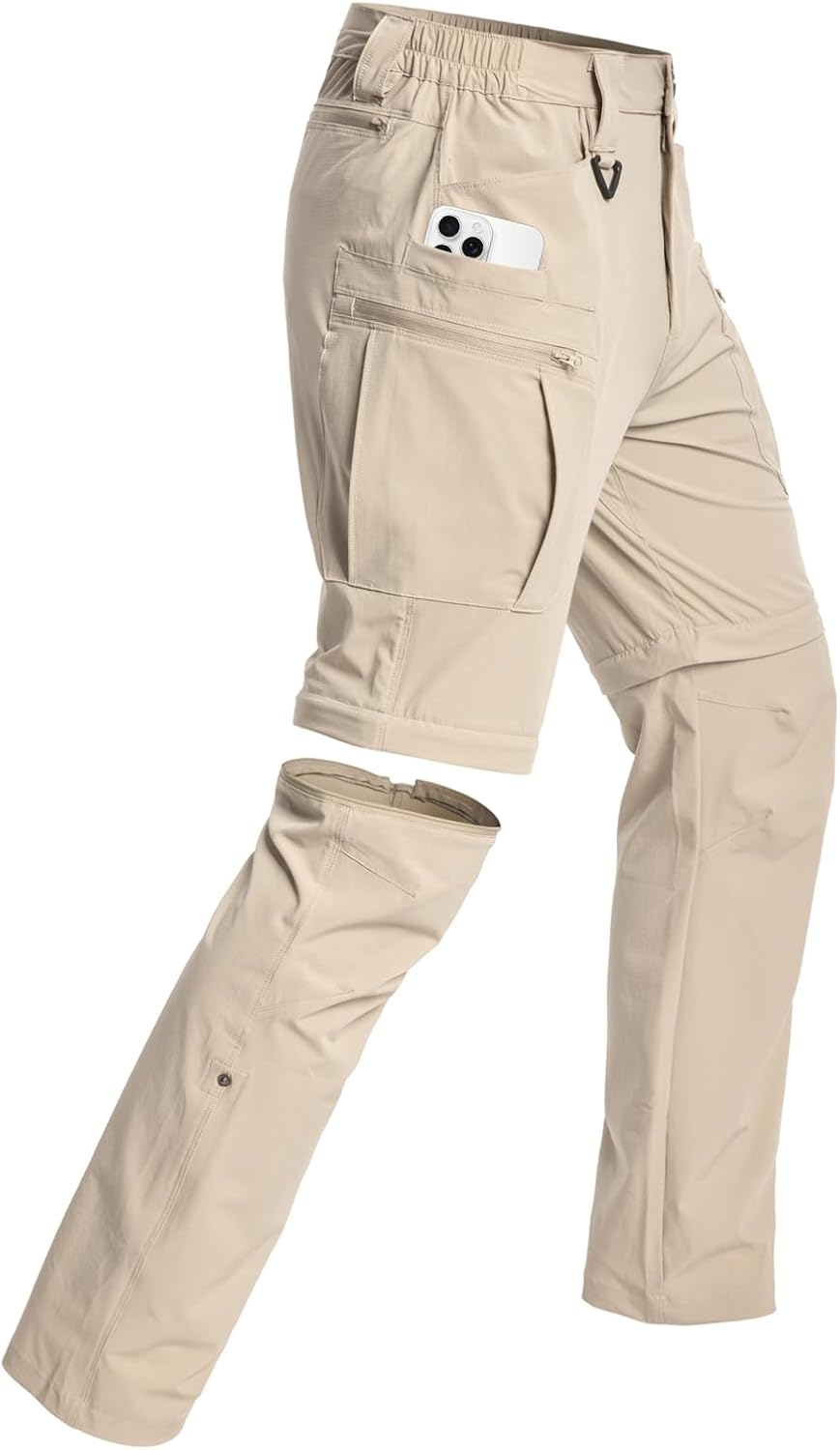 NAVEKULL Men's Convertible Hiking Pants for Outdoor Adventures