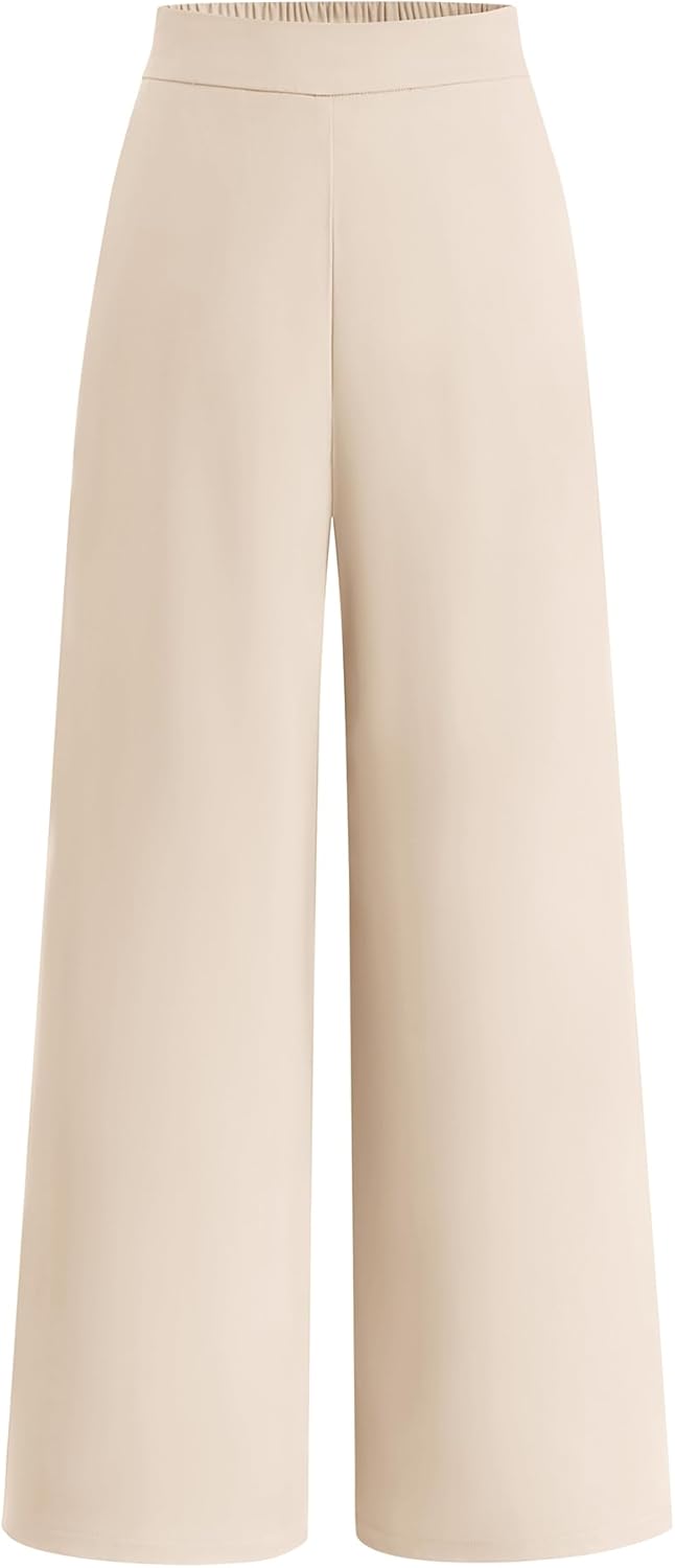 High Waisted Wide Leg Pants for Women - Business Casual Style