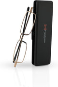Flat Folding Reading Glasses With Compact Case - Slim