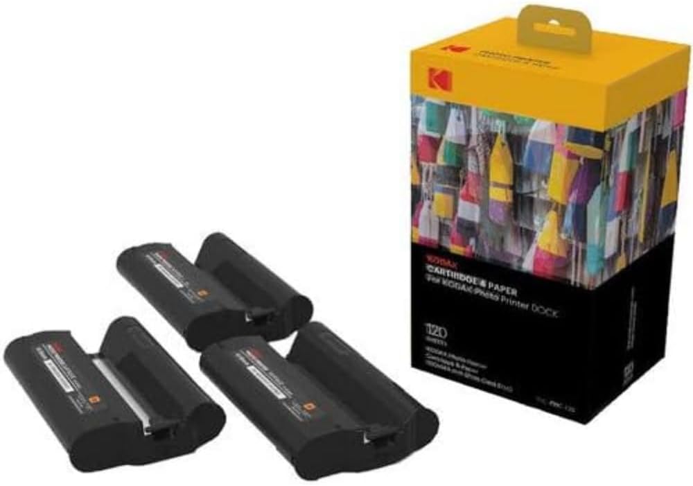KODAK Dock Plus Photo Printer Cartridge Refill for Vibrant Prints