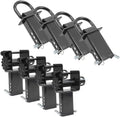Trailer Stake Pocket D-Ring Flatbed with Winch (4 Pack) - Heavy Duty