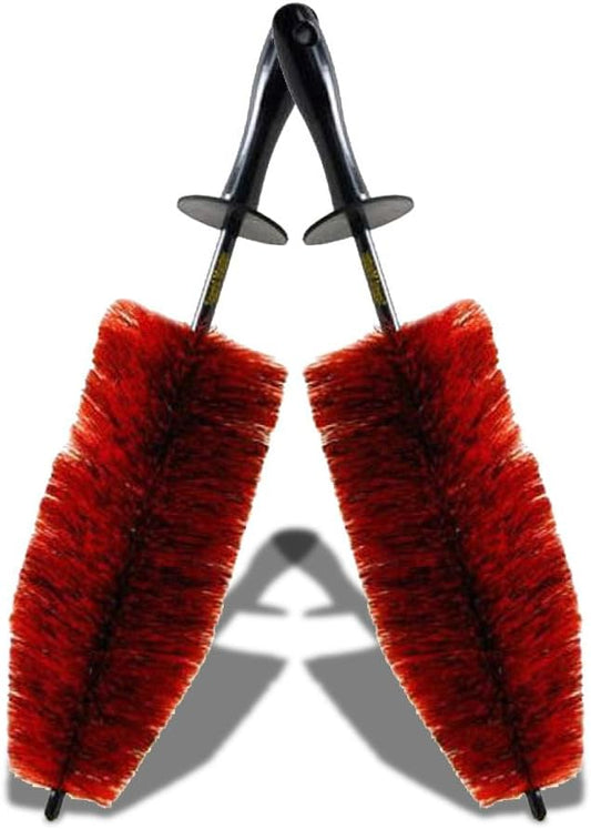 Speed Master Wheel Brush 2 Pack for Easy Wheel Cleaning