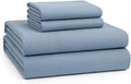 LANE LINEN Cotton Flannel King Size Sheets Set - Warm, Brushed Soft
