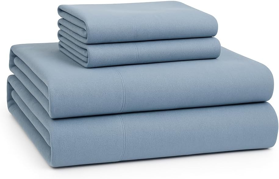 LANE LINEN King Size Flannel Sheets Set for Cozy Sleep