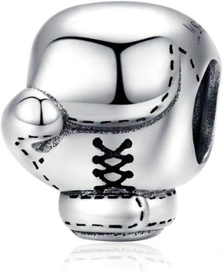 925 Silver Boxing Glove Charm - Punch Up Your Style!