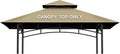Grill Gazebo Replacement Canopy Top 5 ft x 8 ft - Double Tiered