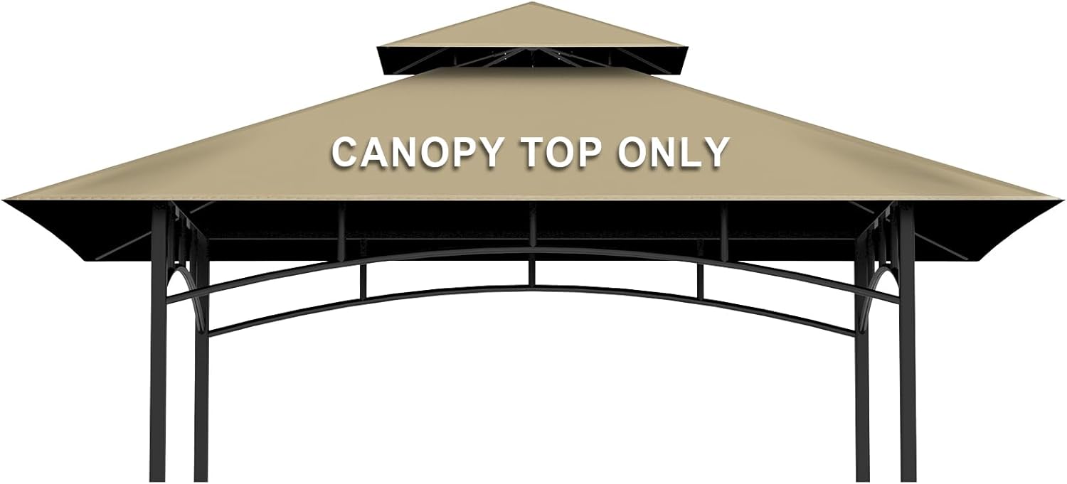 Grill Gazebo Replacement Canopy Top - 5ft x 8ft Waterproof Cover