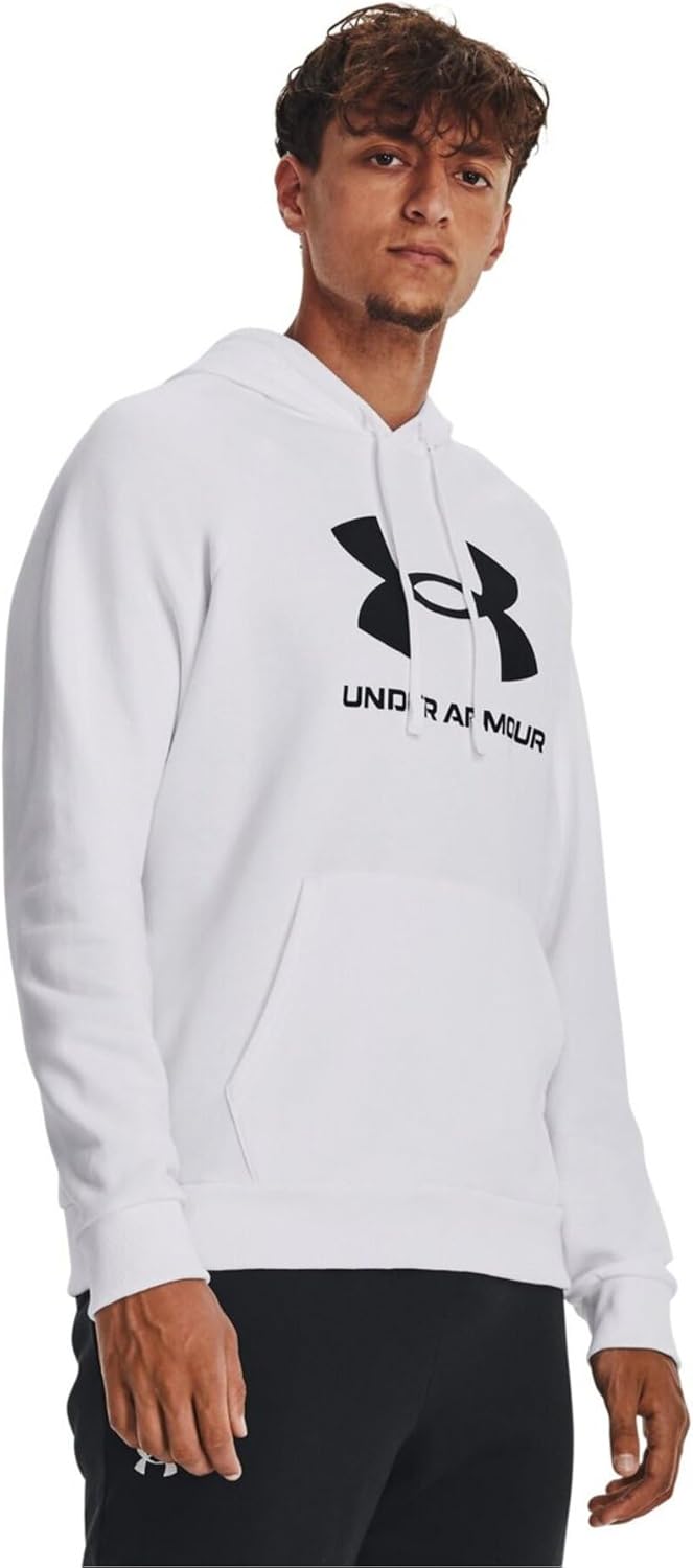 Under Armour Men's Rival Fleece Logo Hoodie for Ultimate Comfort