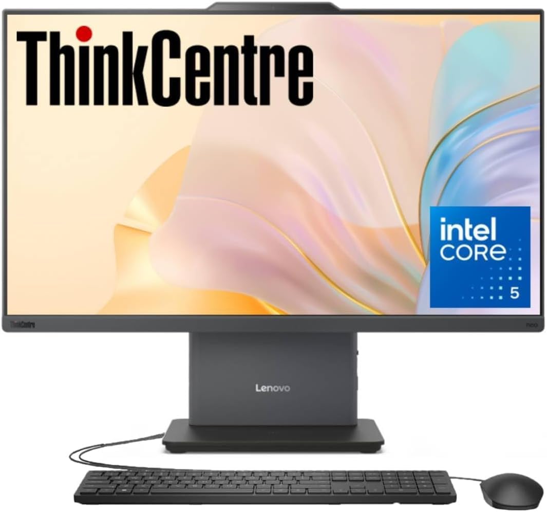 Lenovo ThinkCentre All-in-One Computer with 23.8in FHD Display