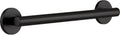 Shower Grab Bar 24 in Matte Black - Sturdy 450 lb Support