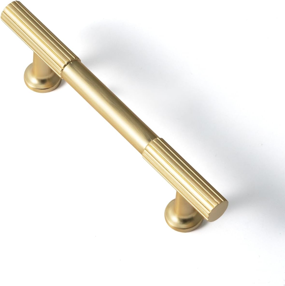 Goo-Ki Brushed Brass Zinc Alloy Cabinet Handles for Luxury Style