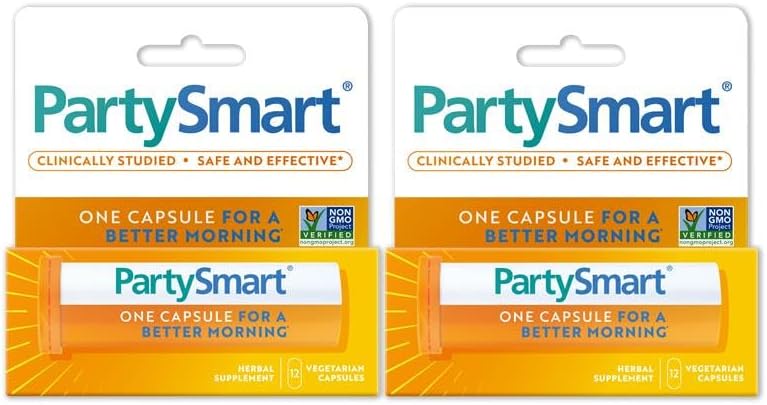 PartySmart Capsules for Alcohol Breakdown - Better Mornings Ahead