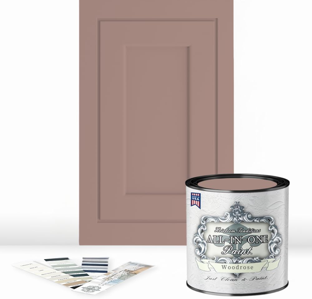 ALL-IN-ONE Paint for Versatile Home Projects in Woodrose Quart