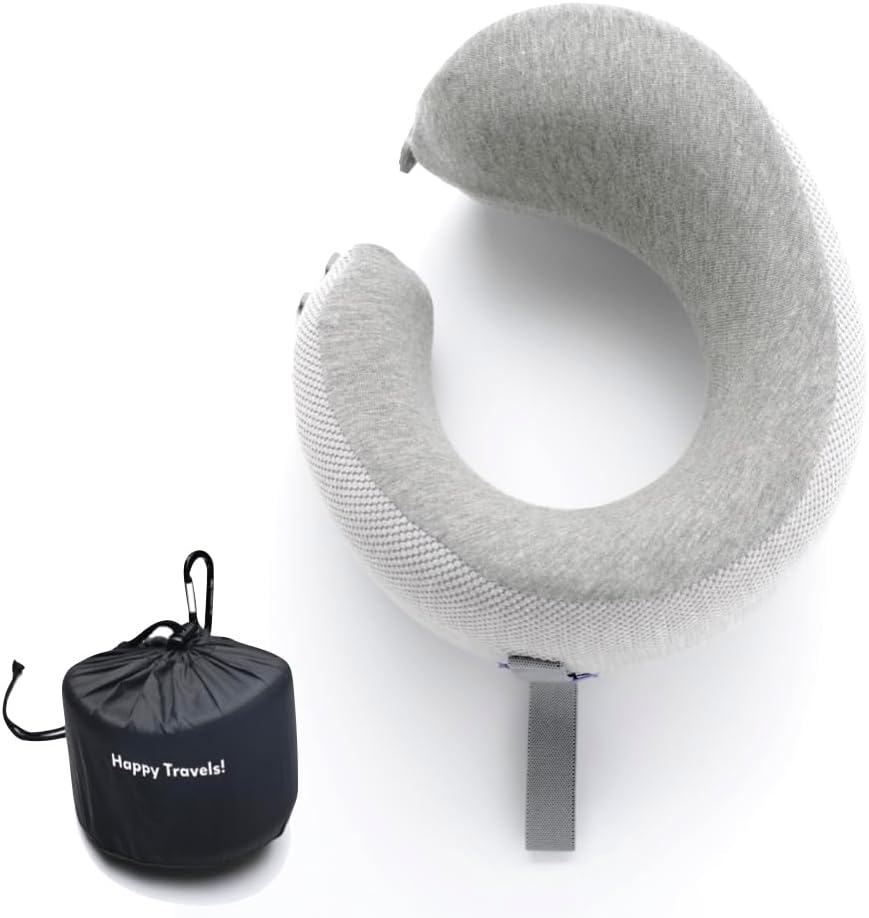 C CUSHION LAB Travel Pillow for Ultimate Neck Support & Comfort